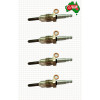 4x Glow Plug 24 Volts for Fiat 411R, 415
