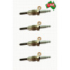 4x Glow Plug 24 Volts for Fiat 411R, 415