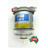 Single fuel filter assembly with 1/2" UNF ports