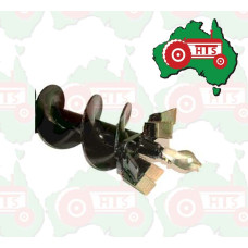 Post Hole Digger 12" (300mm) Diameter Double Start Auger Clockwise Rotation 2" ID
