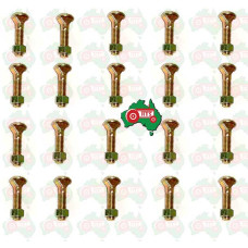 Tractor 20x Point Conversion Bolts 7/16" points to older 3/8" hole tyne 43mm
