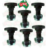 6x Bolts Bolt & Nuts Hay Disc Mower Blades 18mm 12mm SQ-12mm Fit for LATE VICON 