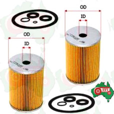 Tractor 2x Fuel Filters For Iseki With Isuzu Diesel Engine 