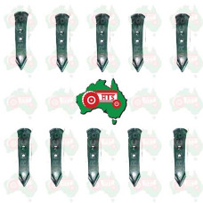 Tractor 10 x Universal Cultivator Reversible Point 300 x 50 x 16mm