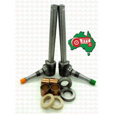 Tractor King Pins Front x 2 with Spindle Repair Kit Massey Ferguson TE20 TED20 35 Fe35