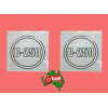 B250 Decal Set For Case For IH For International 
