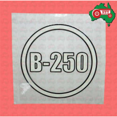 Side Decal B250 Case International & IH