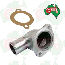 Thermostat Housing + Gasket For Ford New Holland With Single and Double Pulley