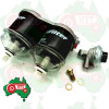 Dual fuel filter assembly with 1/2" UNF ports