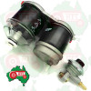 Dual fuel filter assembly with 1/2" UNF ports