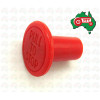 Stop Knob Pure Red for Massey Ferguson