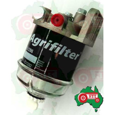 Single fuel filter assembly with 1/2" UNF ports