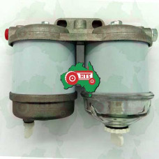 Dual fuel filter assembly with 1/2" UNF ports