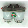 Dual fuel filter assembly with 1/2" UNF ports