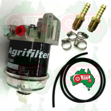 Single Cav Filter Assembly w/ 8mm Push on Fitting + 1.5m Fuel Line