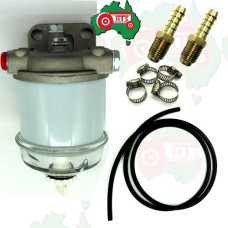 Single Cav Filter Assembly w/ 8mm Push on Fitting + 1.5m Fuel Line