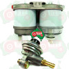 Dual fuel filter assembly with 1/2" UNF ports
