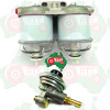 Dual fuel filter assembly with 1/2" UNF ports w/ Primer Pump