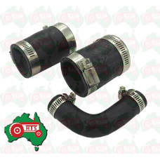 Air Cleaner to Carby Hose Kit w/ Clamps Massey Ferguson TEA20, TED20
