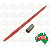Hay Silage Bale Spike Tine Loader Spear Straight Conus 1 German Made M20 w/Bush - 1000mm