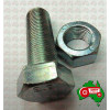 M18 x 50mm 1.5 Pitch Nut + Bolt