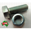 M18 x 50mm 1.5 Pitch Nut + Bolt