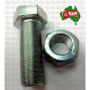 M18 x 50mm 1.5 Pitch Nut + Bolt