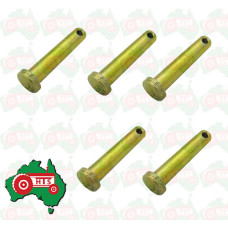 Tractor 5 x Zinc Plated Clevis Pin Diameter 1/4" 