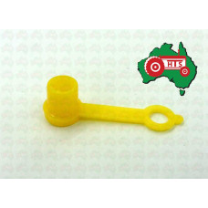 Pack of 50 Grease Fitting Caps Yellow
