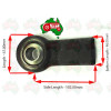  Lower Link Weld On Ball End Cat. 1 Length 102mm x ID 22mm x 46mm