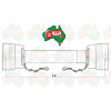 Gardloc Small Implement Tractor PTO Guard 154.50mm - 1.5m, Length 1450mm w/ Rings