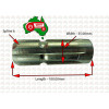 PTO Splined Shaft One End 1 3/8" 6 Spline 100mm Long