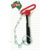 Red Handle Hitch Pin with Lynch Pin & Chain 5/8 x 139.70mm