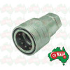 Quick Release Hydraulic Coupling Female 1/2" BSP Female Thread