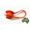 Female Orange Hydraulic Dust Cap fits for 3/8'' Male Coupling