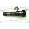 Massey Ferguson PTO Spigot Transmission Shaft 