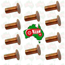 10x Brake Lining Rivet for Massey Ferguson, Deutz-Fahr, Yanmar & etc.