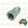 Quick Release Hydraulic Coupling Male 1/2" BSP Female Thread