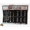 8 Speed Gear Lever Decal Ford Fordson