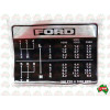 8 Speed Gear Lever Decal Ford Fordson
