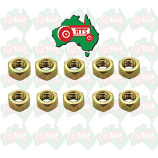 10 x Exhaust Manifold Nuts M8 x 1.25mm 