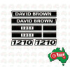 David Brown Decal Set  1200 Series 1210