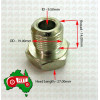 Sump Plug 3/4" UNF Massey Ferguson, White Oliver, Case IH, Fiat Ford