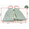 Set of Foot Plates for Ford