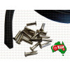 Bonnet Rubber + Rivet Set Fordson 