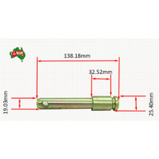  Tractor Cat 2 Top Link Pin Models with Stepped top pin IH B250 to 885