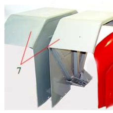Pair of Square type Mudguards 