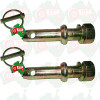 2 x Lower Linkage Pins 1 1/8" CAT.2 Thread is 22mm