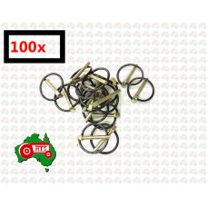 100 X 6 mm 1/4" Lynch Linch Pins HEAVY DUTY