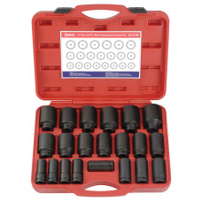 21 Piece Metric Deep Impact Socket Set